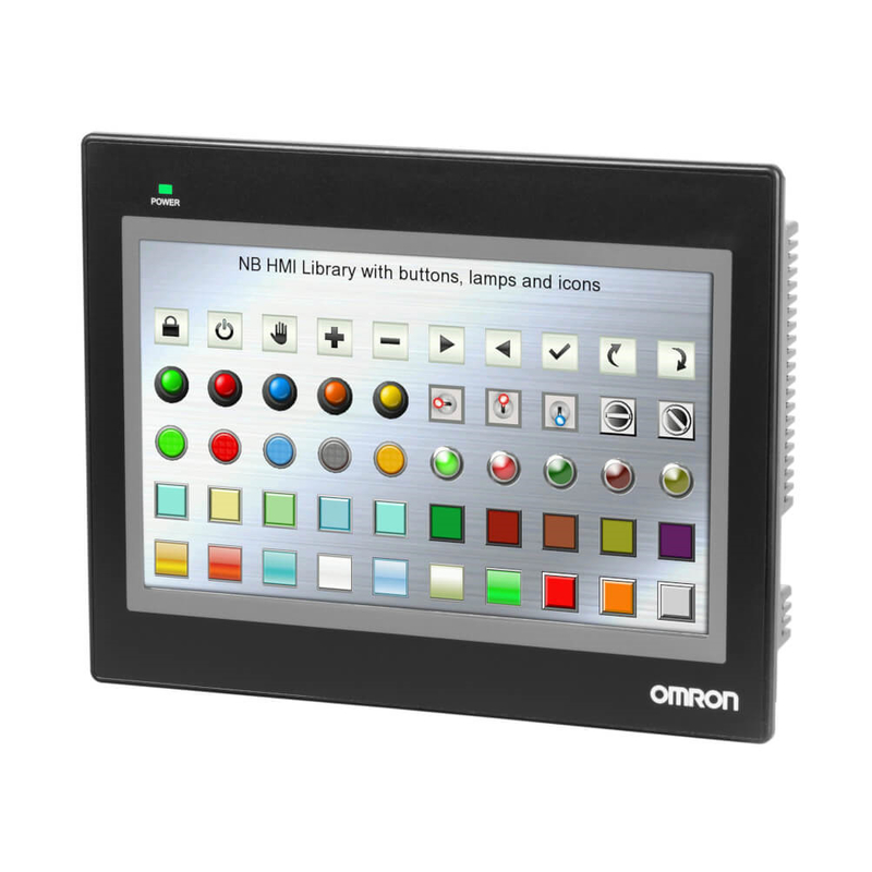 NB10W-TW01B Omron HMIのタッチ画面10のインチCom1- RS232 Com2- RS232C/422A/485