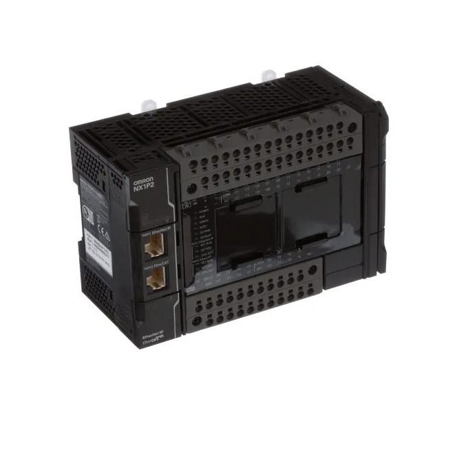 40デジタル トランジスター入力/出力（PNP）が付いているNX1P2-1140DT1 Omron Sysmac NX1P CPU 1.5 MBの記憶