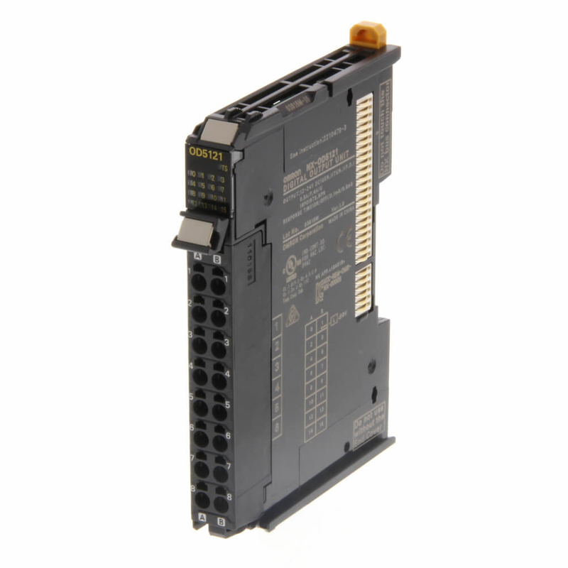 12 - 24V DC Omron PLC NX 16はデジタル トランジスター出力単位NX-OD5121を指す