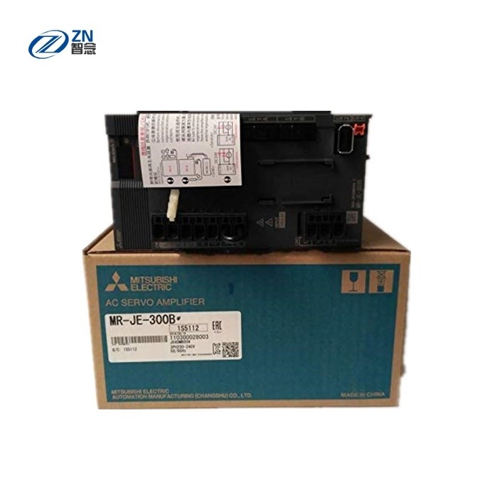 3段階のMelservo JEモーターは200V AC 3KW三菱MR-JE-300Bを運転する