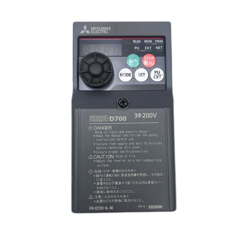 産業三菱電機インバーターFREQROL D700 FR-D720-0.4K ACモーター