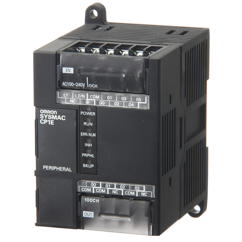 6 CP1E-E10DT-D 24VDCの電源を沈める入れられた4出力Omron PLC CP1Eのトランジスター