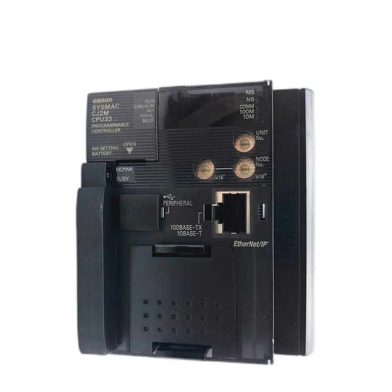 40 nS Omron PLC CJ2M-CPU33 62mmの幅USBのイーサネットRS-232C 422 485