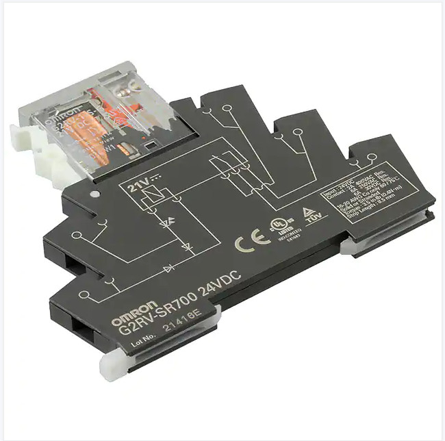 G2RAのリレーのための24V DC Omronのリレー ソケット6A 250V AC G2RV-SR700