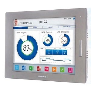 PFXSP5700TPD Proface HMI 15のインチGP4000シリーズPLC TFT色LCD