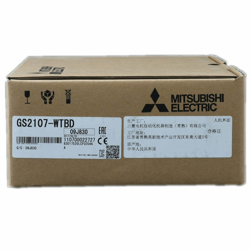 24V DC三菱HMI 10のインチGS2110-WTBD TFT色LCDのタッチ パネル